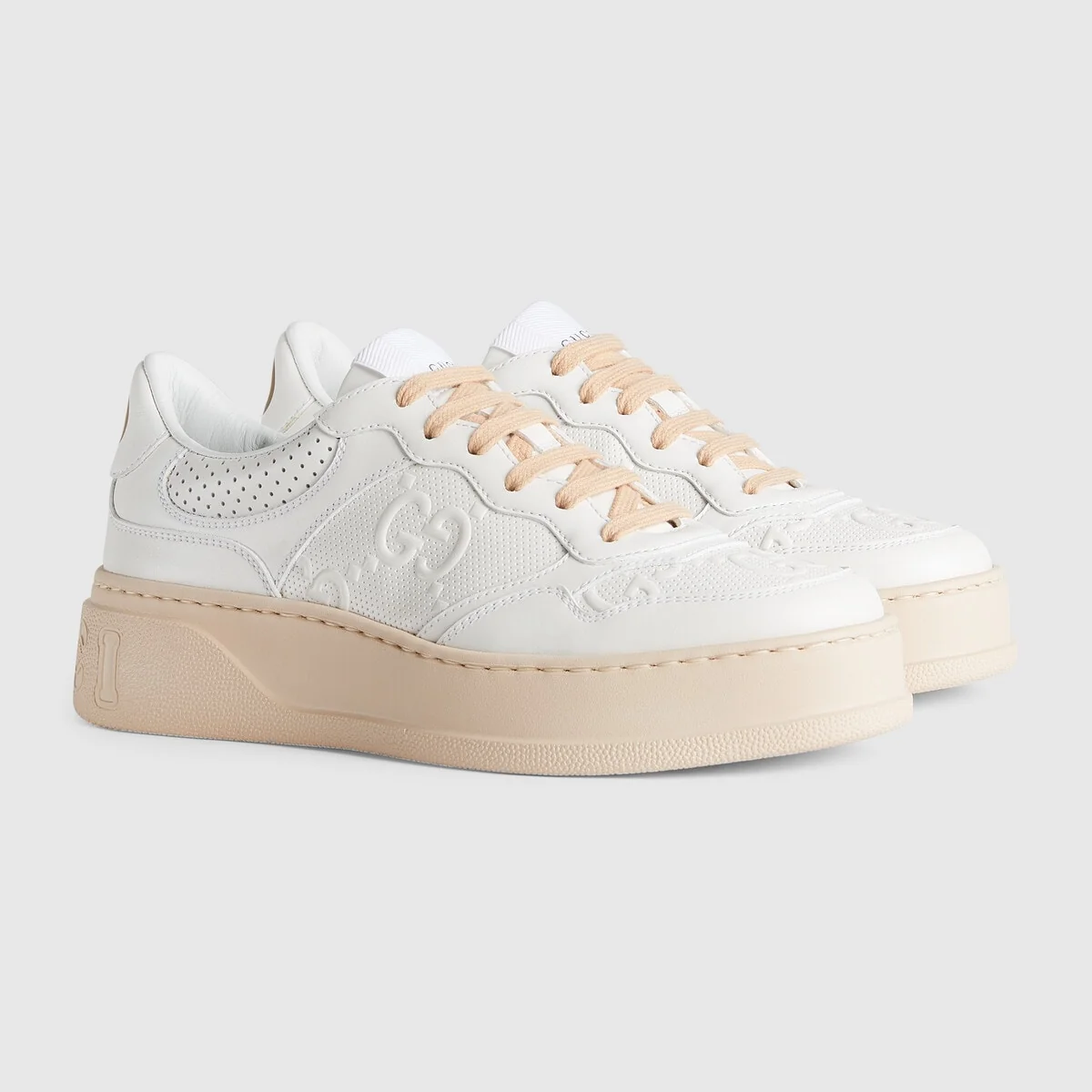 Women’s GG embossed sneaker view 3