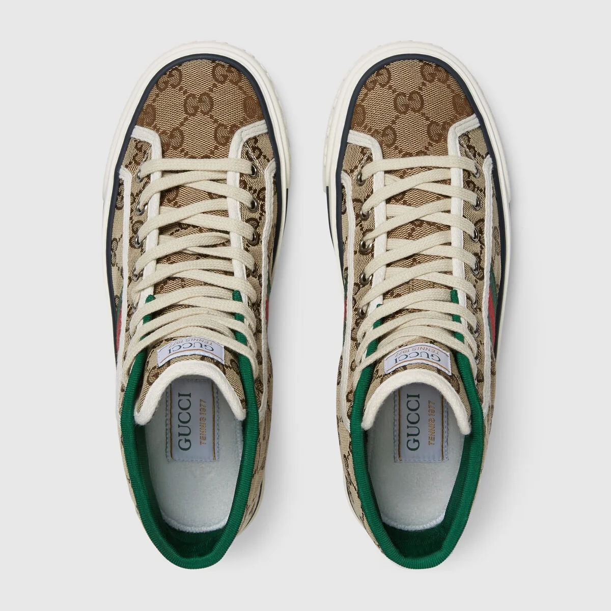 Women’s Gucci Tennis 1977 high top sneaker view 3