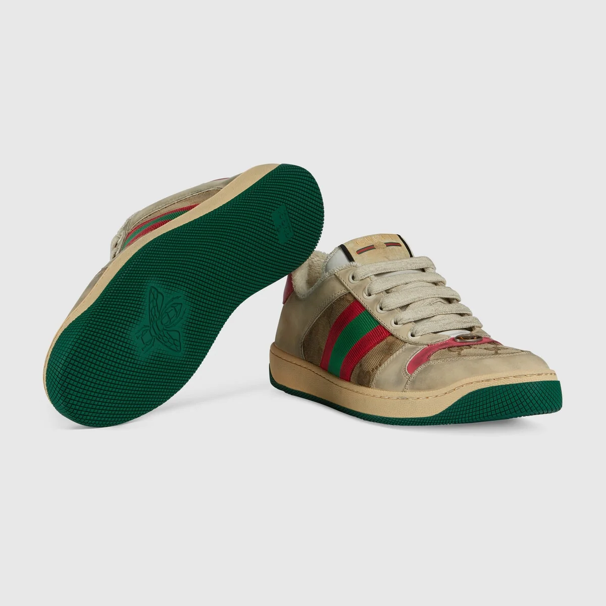 Women’s Screener leather sneaker view 6