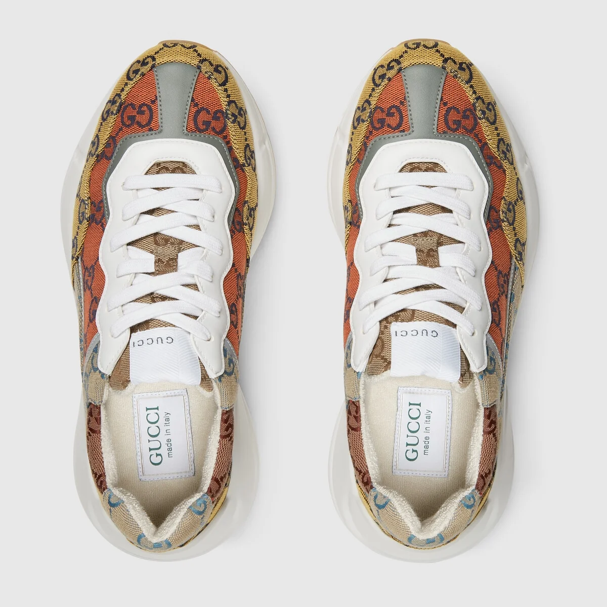 Women’s Rhyton GG Multicolor sneaker view 4