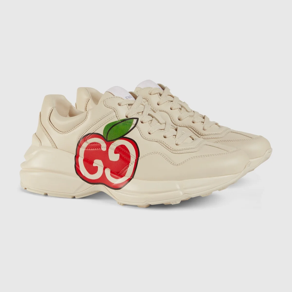 Women’s Rhyton GG apple sneaker view 3