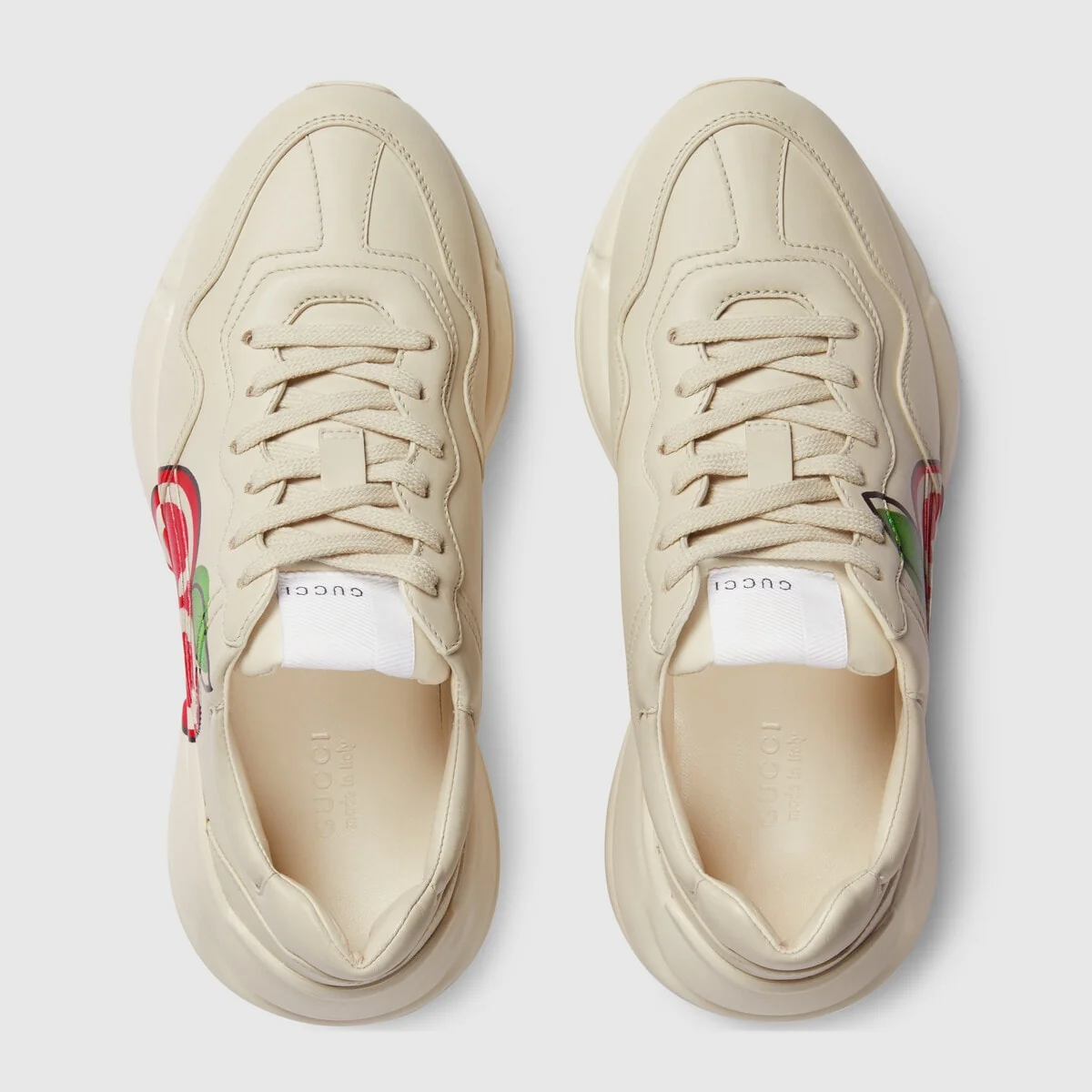 Women’s Rhyton GG apple sneaker view 4