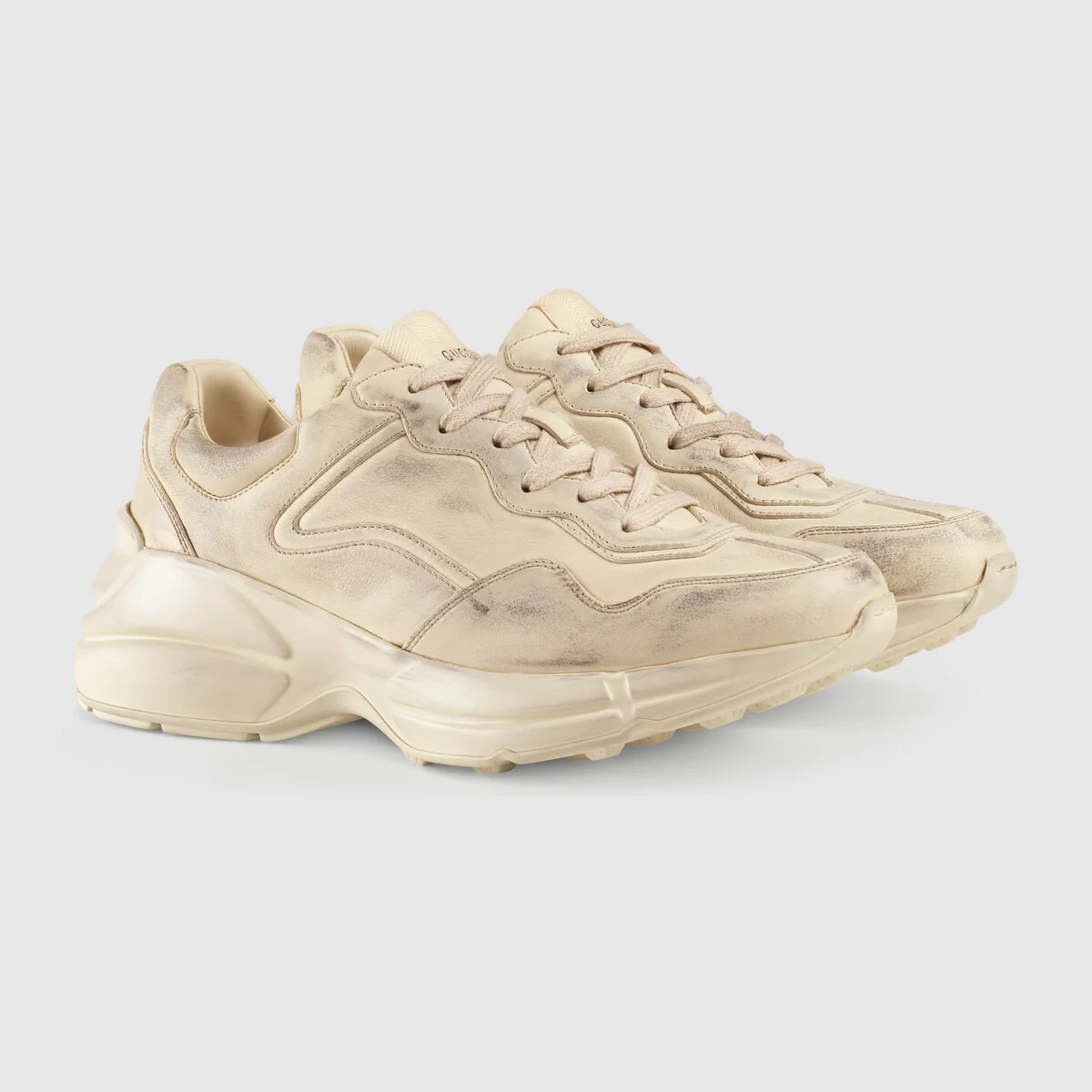 Women’s Rhyton leather sneaker view 3