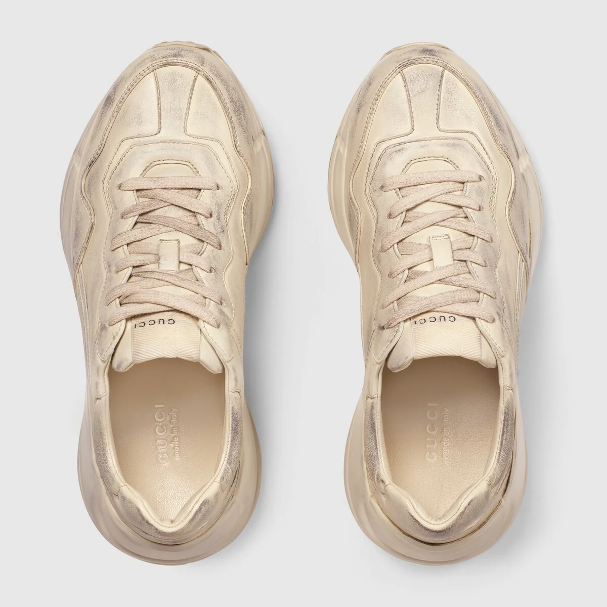 Women’s Rhyton leather sneaker view 4