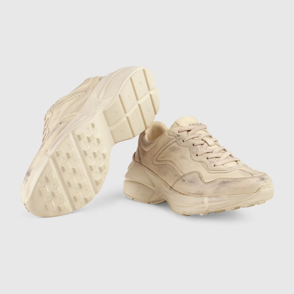 Women’s Rhyton leather sneaker view 6