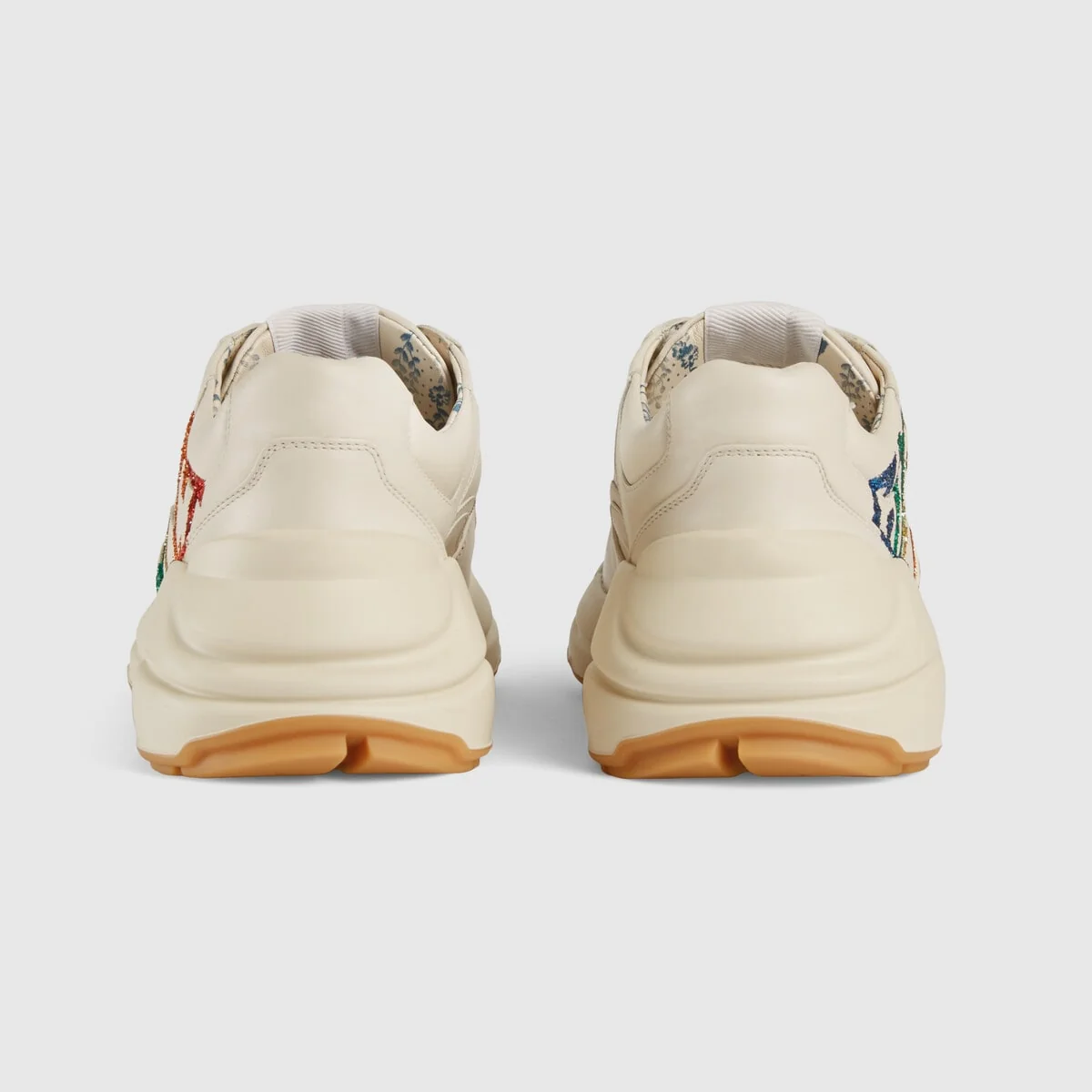 Women’s Rhyton glitter Gucci sneaker view 5