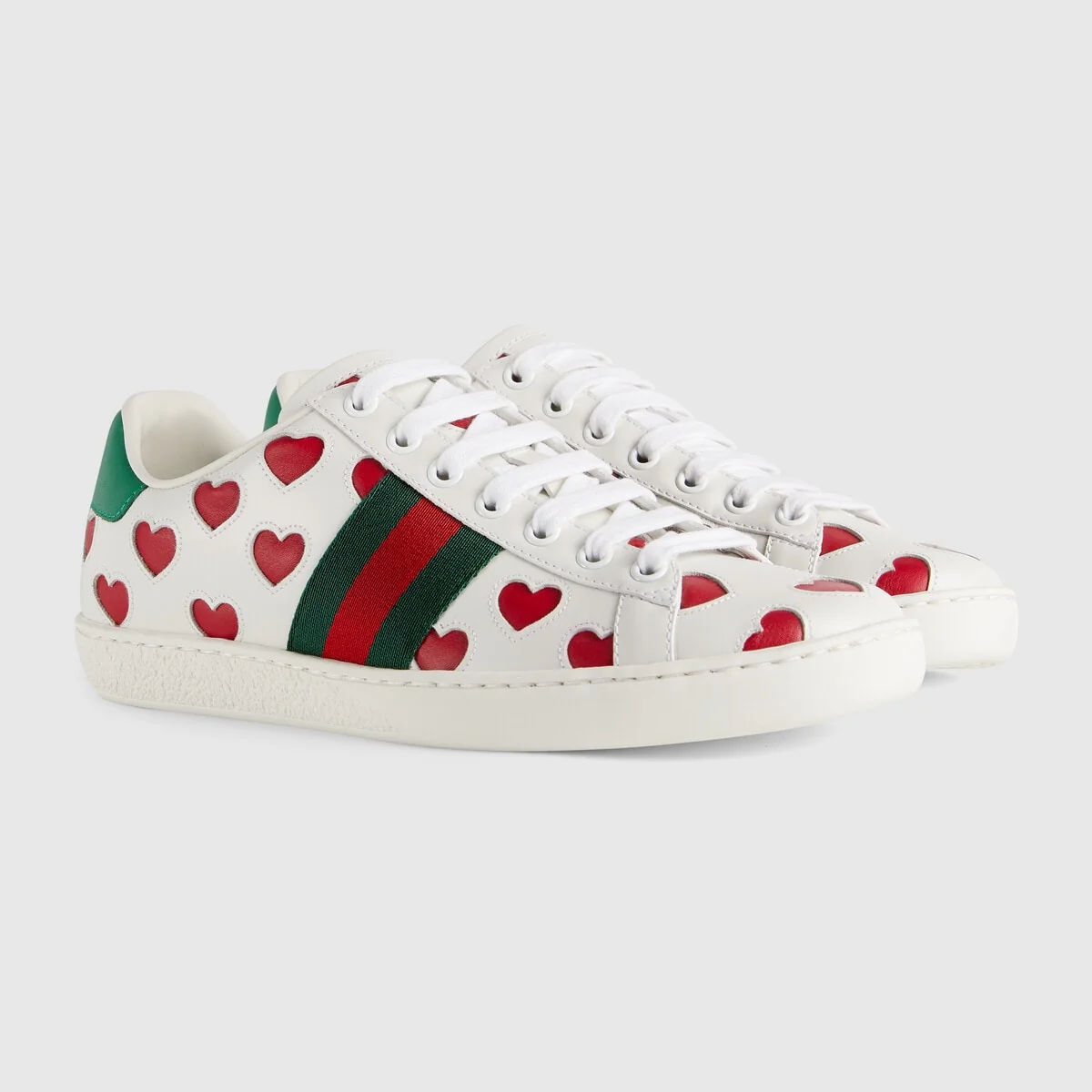 Women’s Ace sneaker with hearts view 3