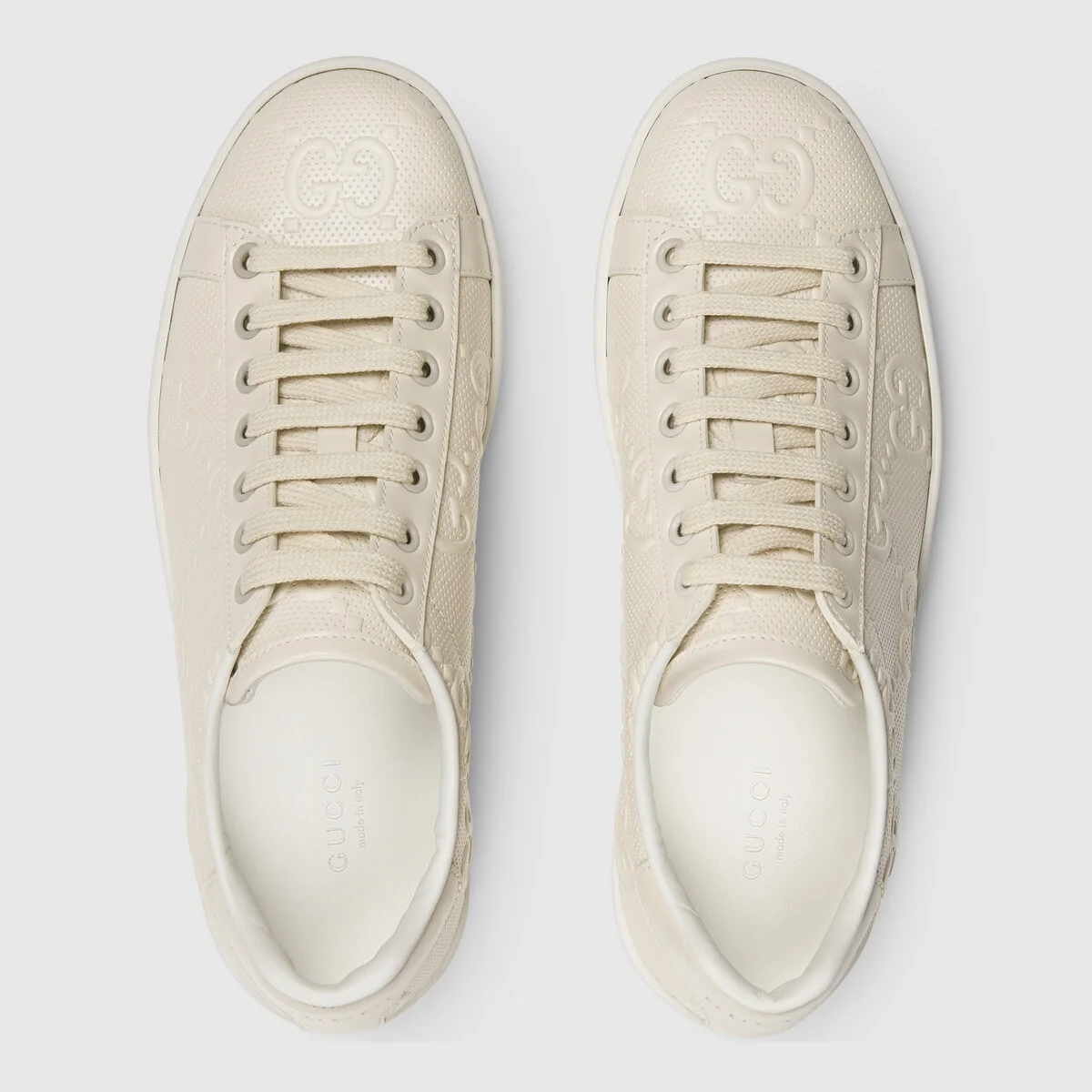 Women’s GG embossed Ace sneaker view 4
