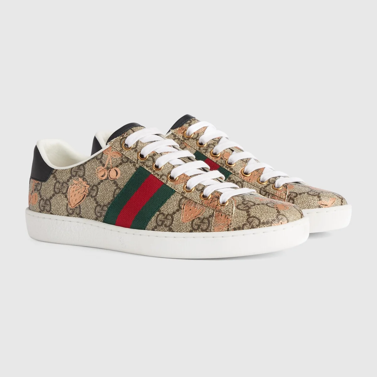 Women’s berry print Ace sneaker view 3