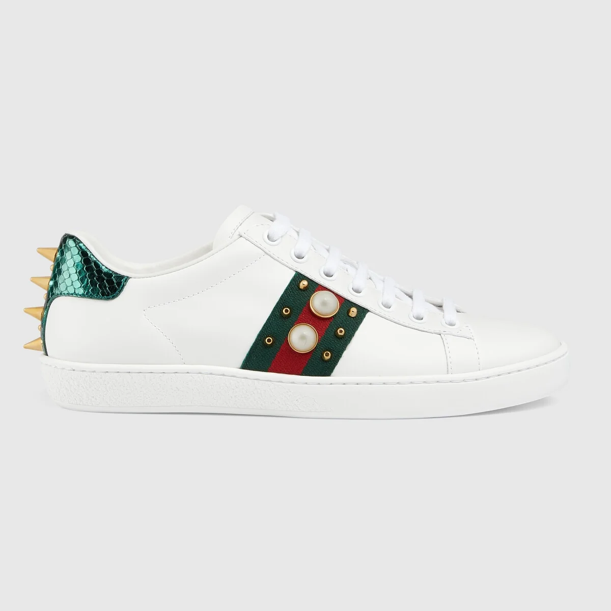 Women’s Ace studded leather sneaker