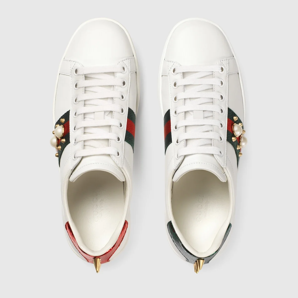 Women’s Ace studded leather sneaker view 3