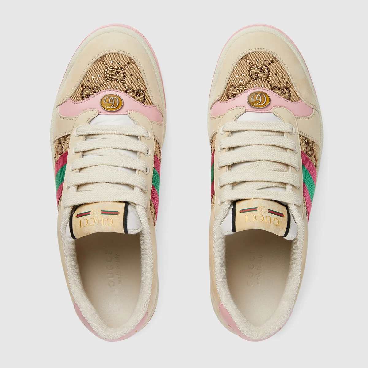 Women’s Screener sneaker with crystals view 4