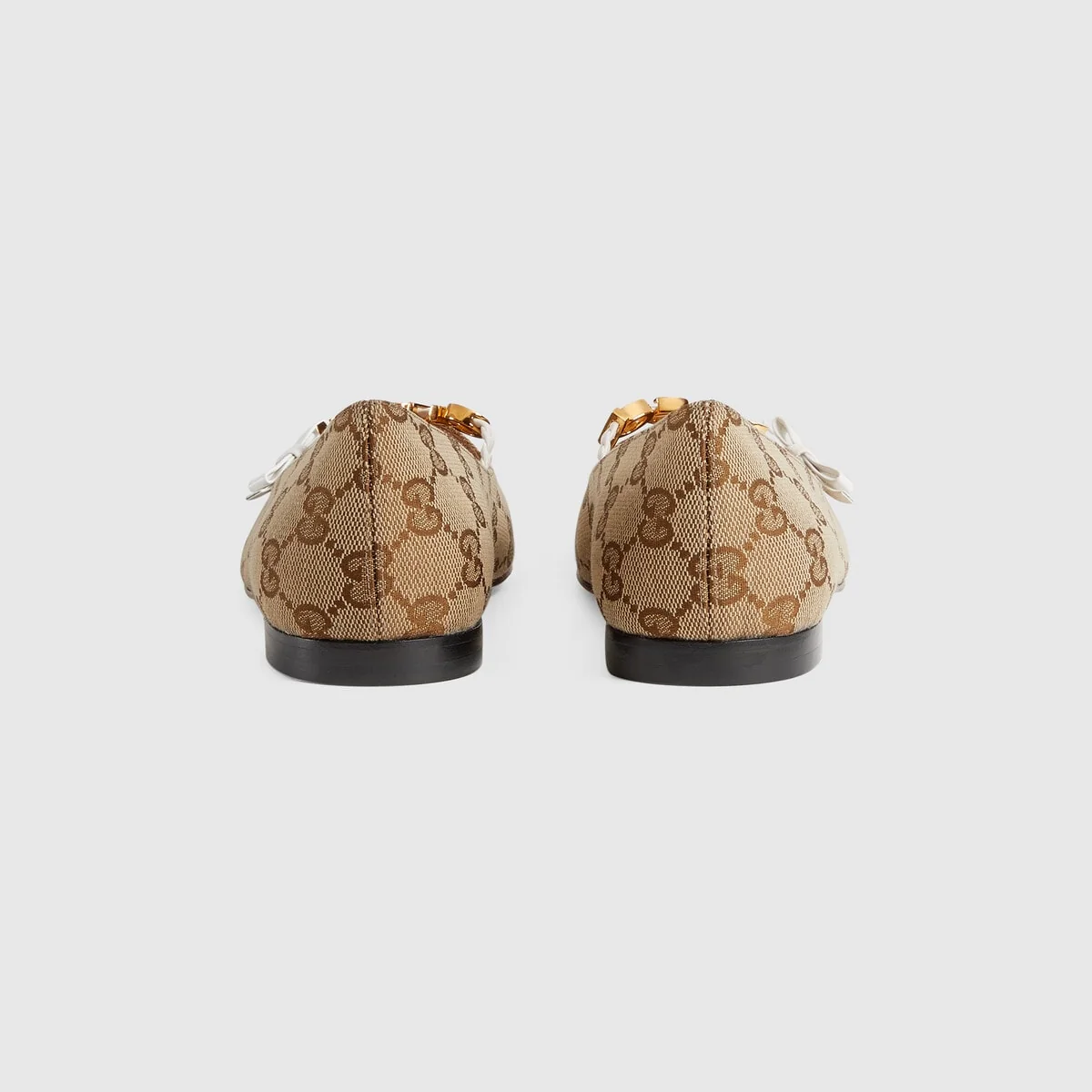 Women’s ballet flat with ‘GUCCI’ view 5