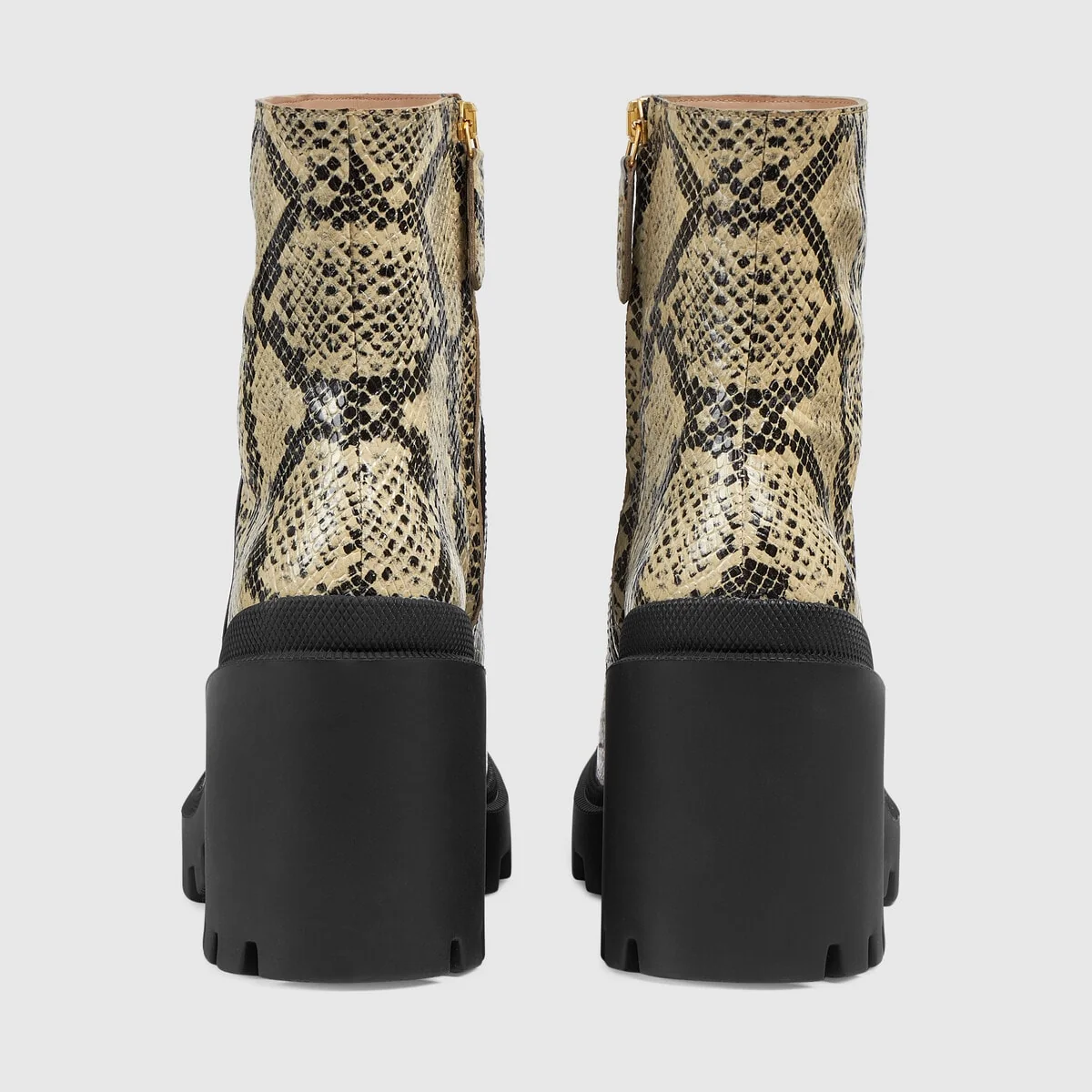 Women’s python print ankle boot view 4
