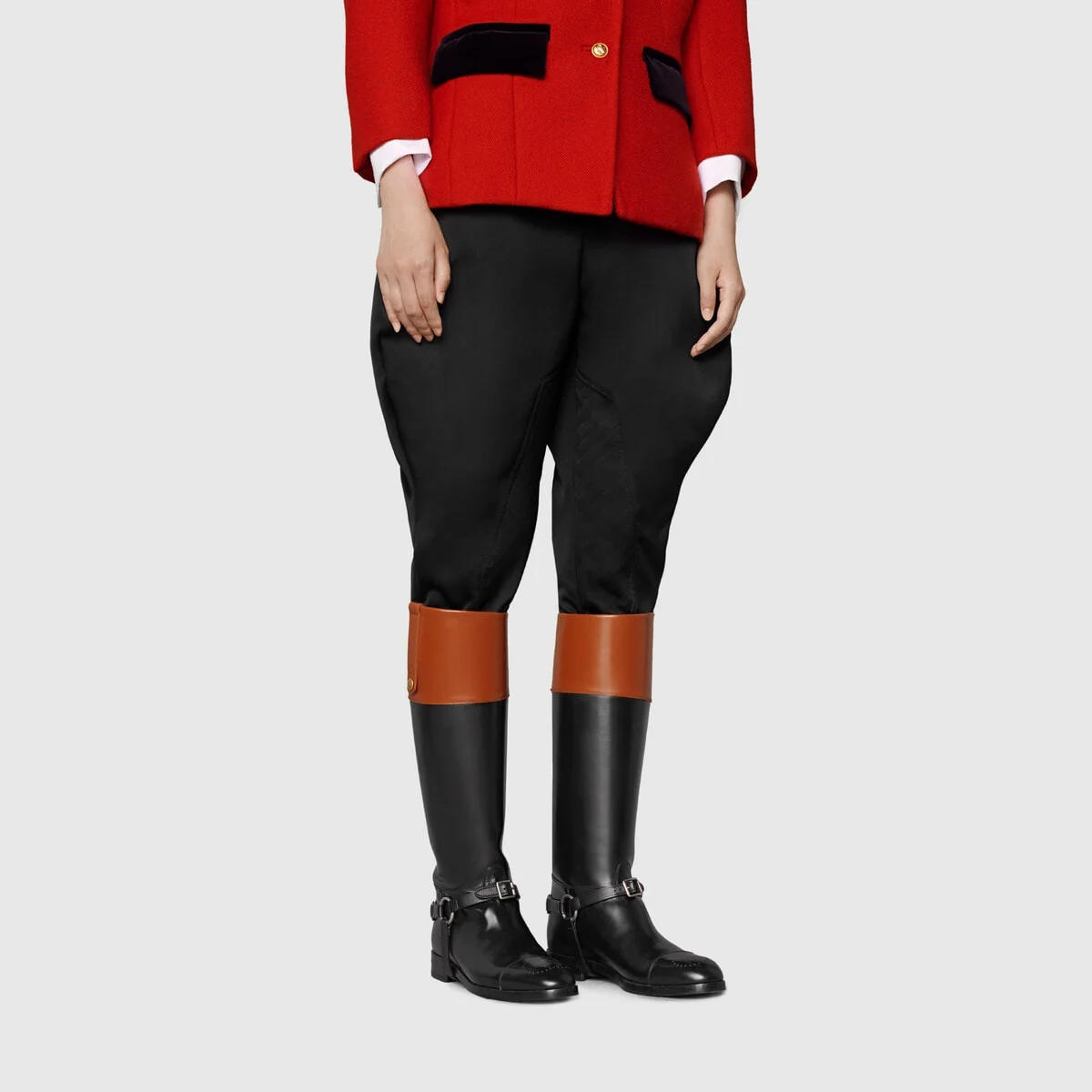 Knee-high boot with harness view 5