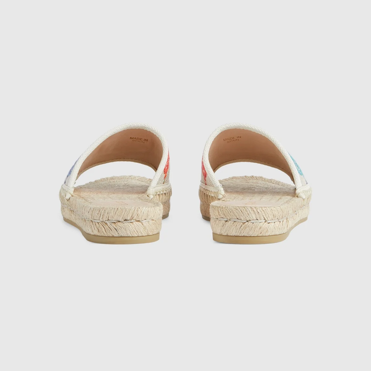 Women’s GG espadrille slides view 5