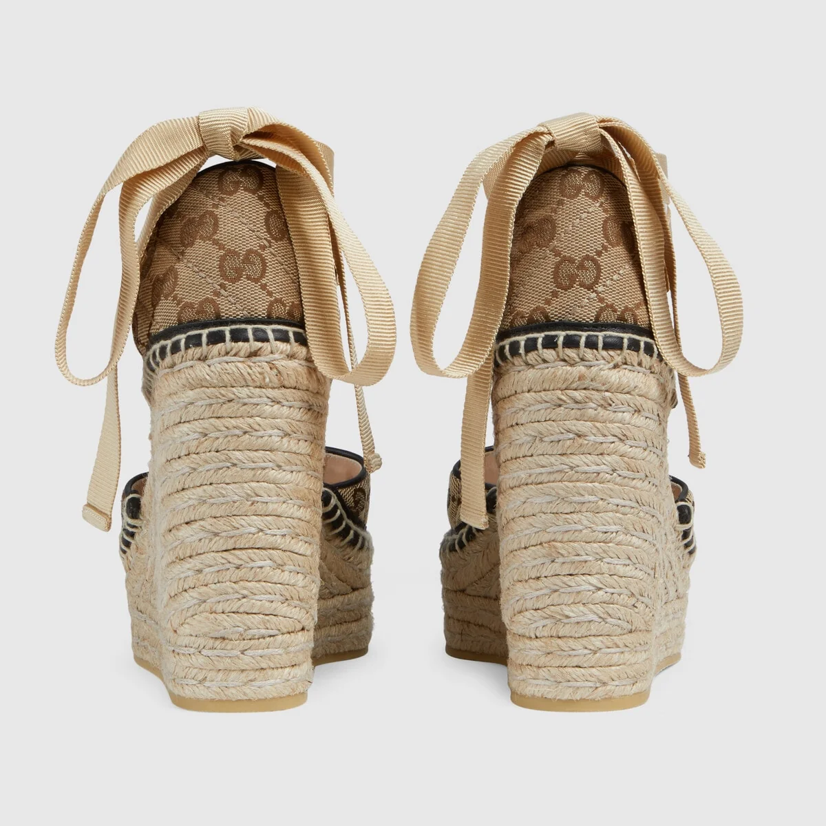 Women’s GG matelasse platform espadrille view 5