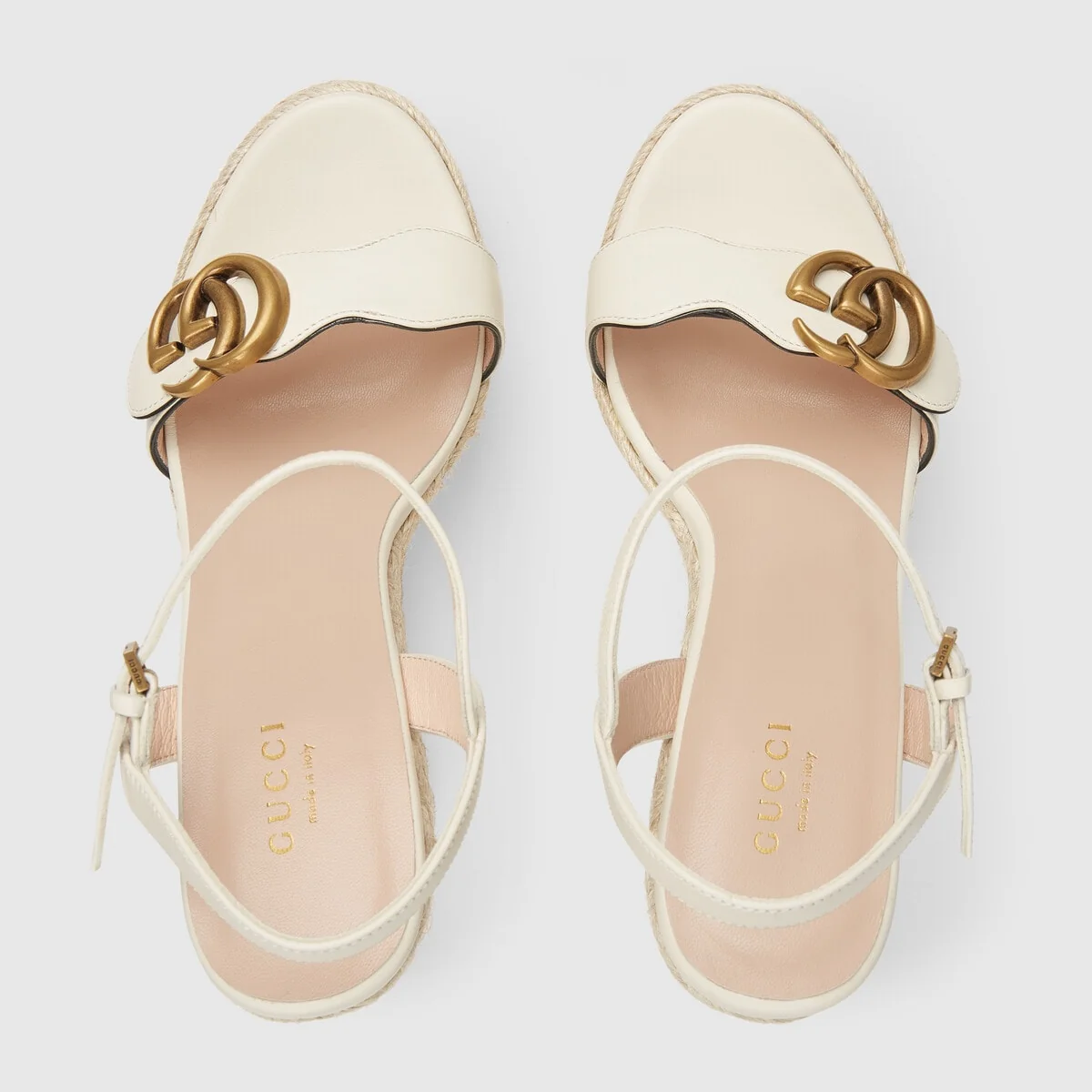 Women’s leather platform espadrille view 4