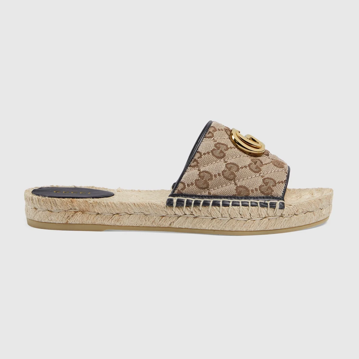 Women’s GG matelasse canvas espadrille sandal