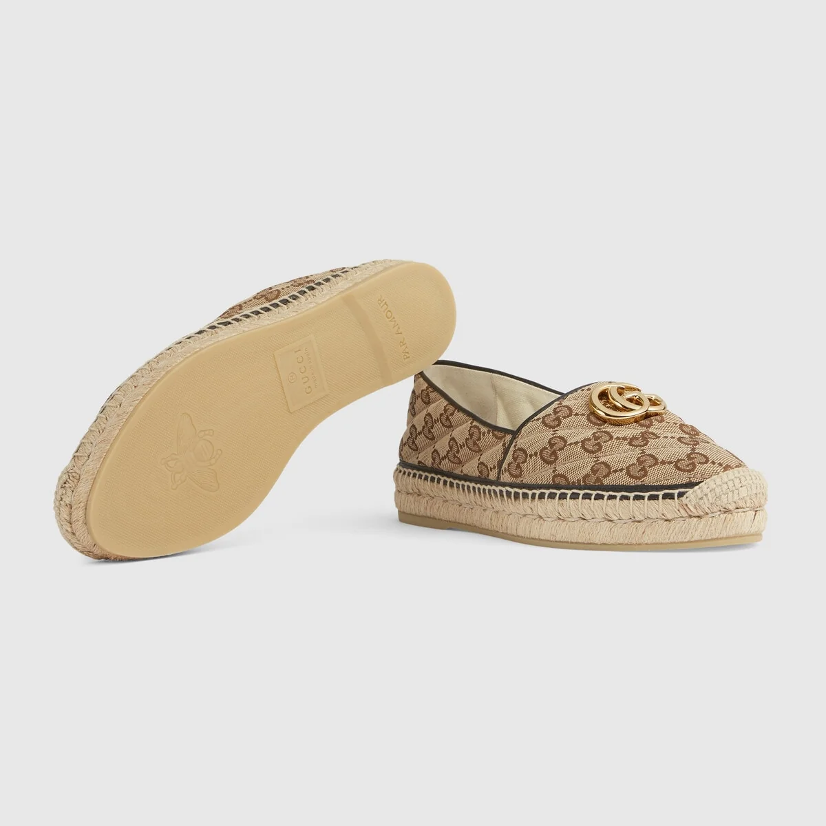 Women’s GG matelasse canvas espadrille view 5