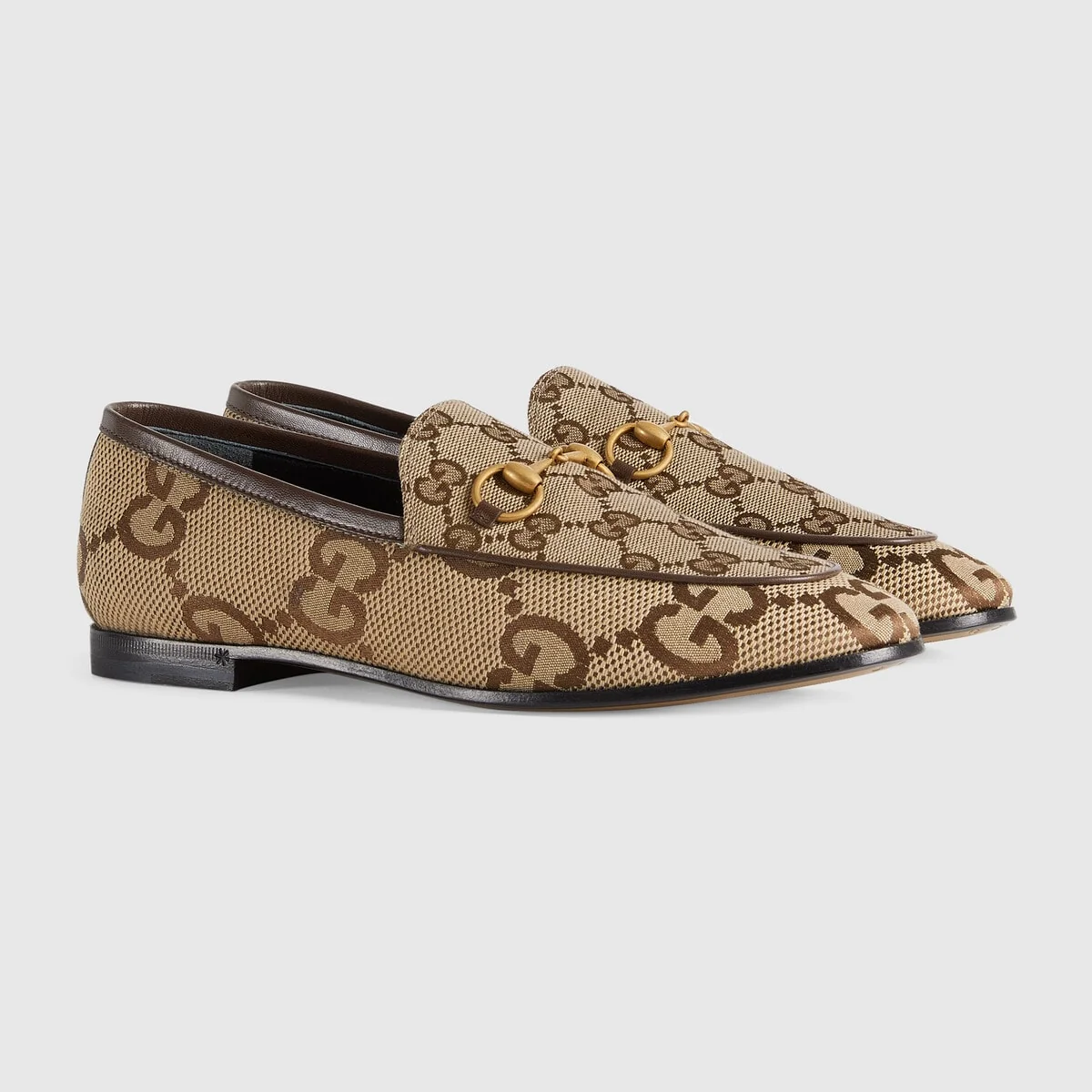 Women’s maxi GG Gucci Jordaan loafer view 3