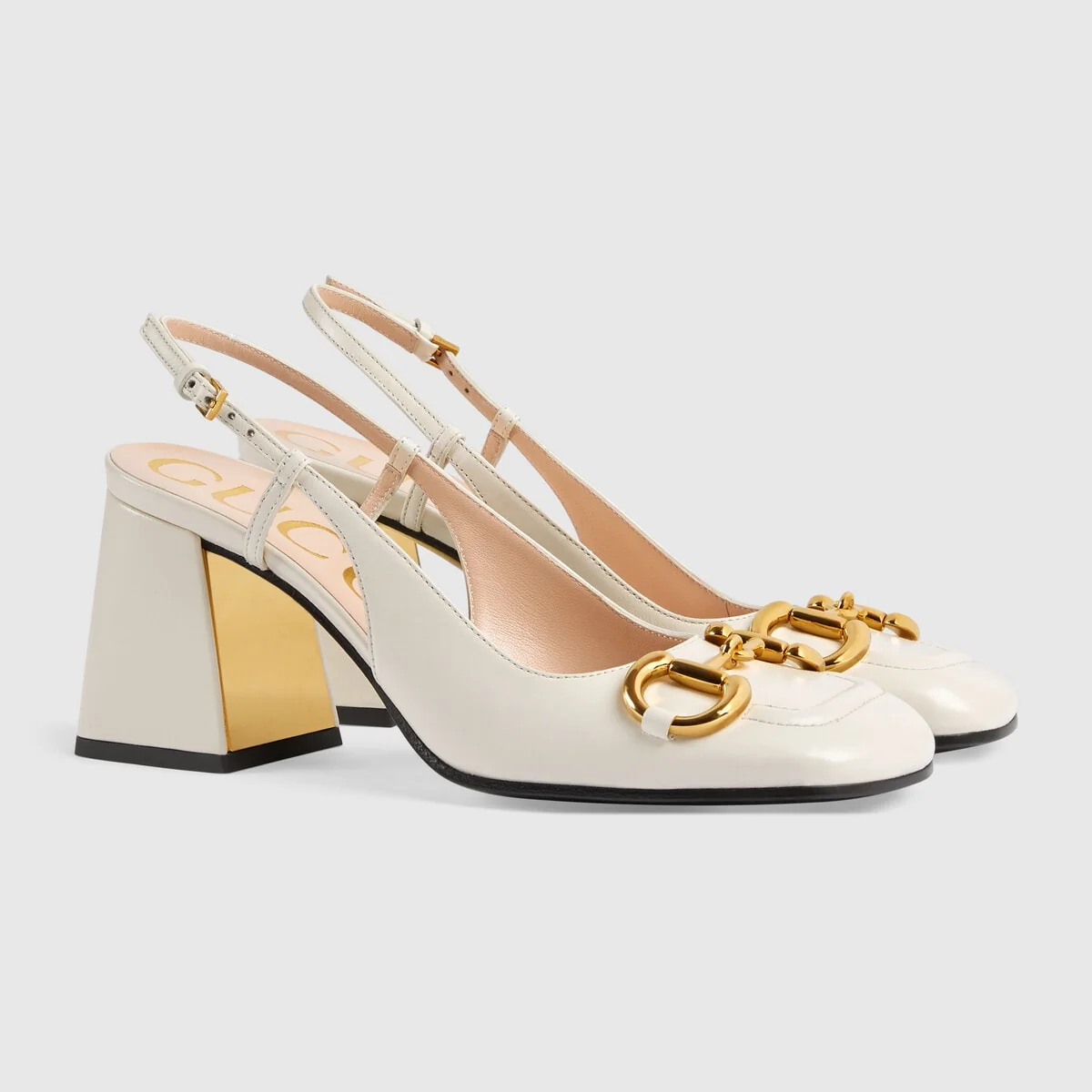 Women’s mid-heel slingback with Horsebit view 3