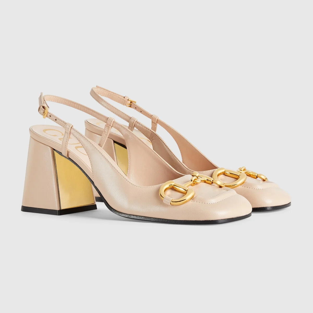 Women’s mid-heel slingback with Horsebit view 3