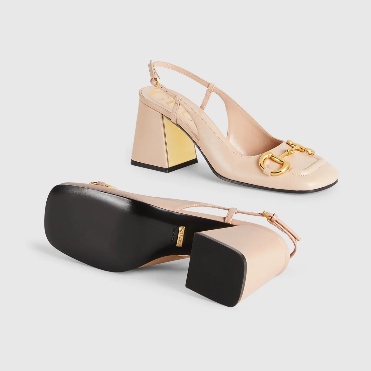 Women’s mid-heel slingback with Horsebit view 6