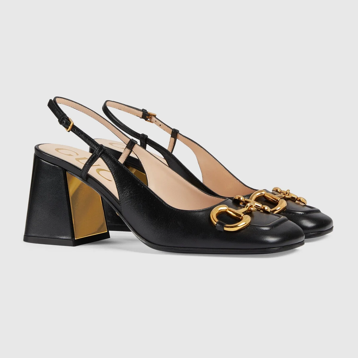 Women’s mid-heel slingback with Horsebit view 3