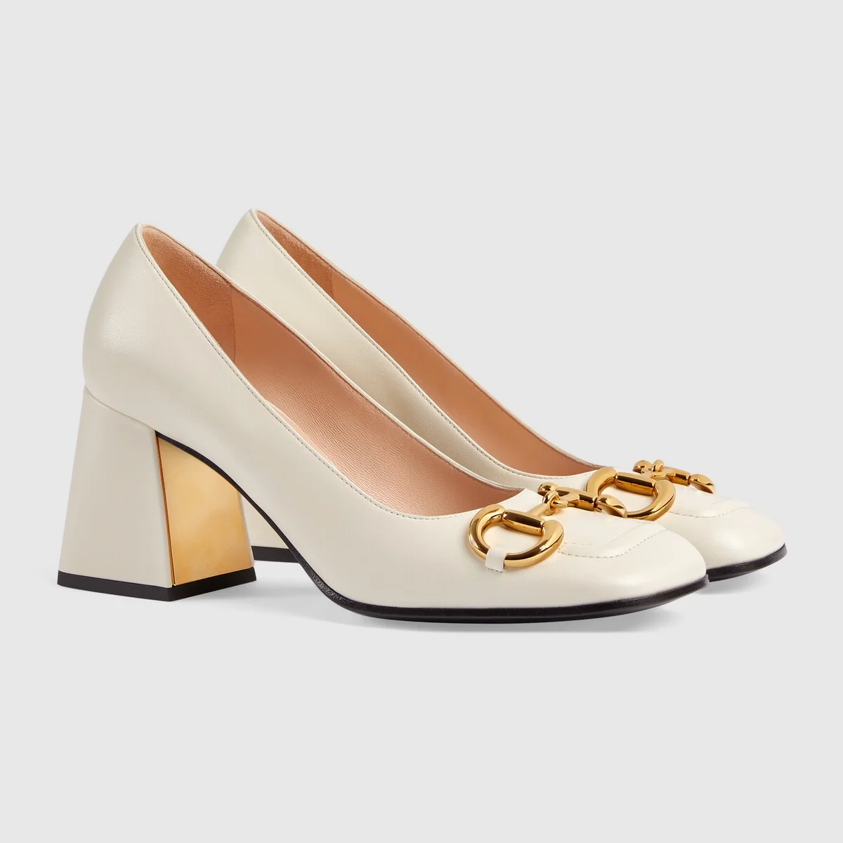 Women’s mid-heel pump with Horsebit view 3