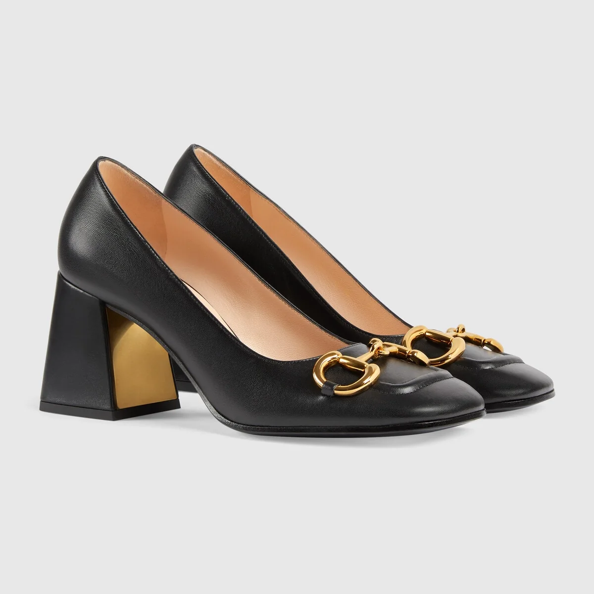 Women’s mid-heel pump with Horsebit view 3