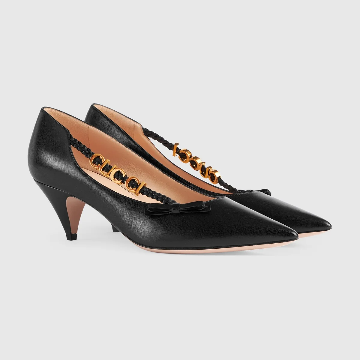 Women’s pump with ‘GUCCI’ view 3