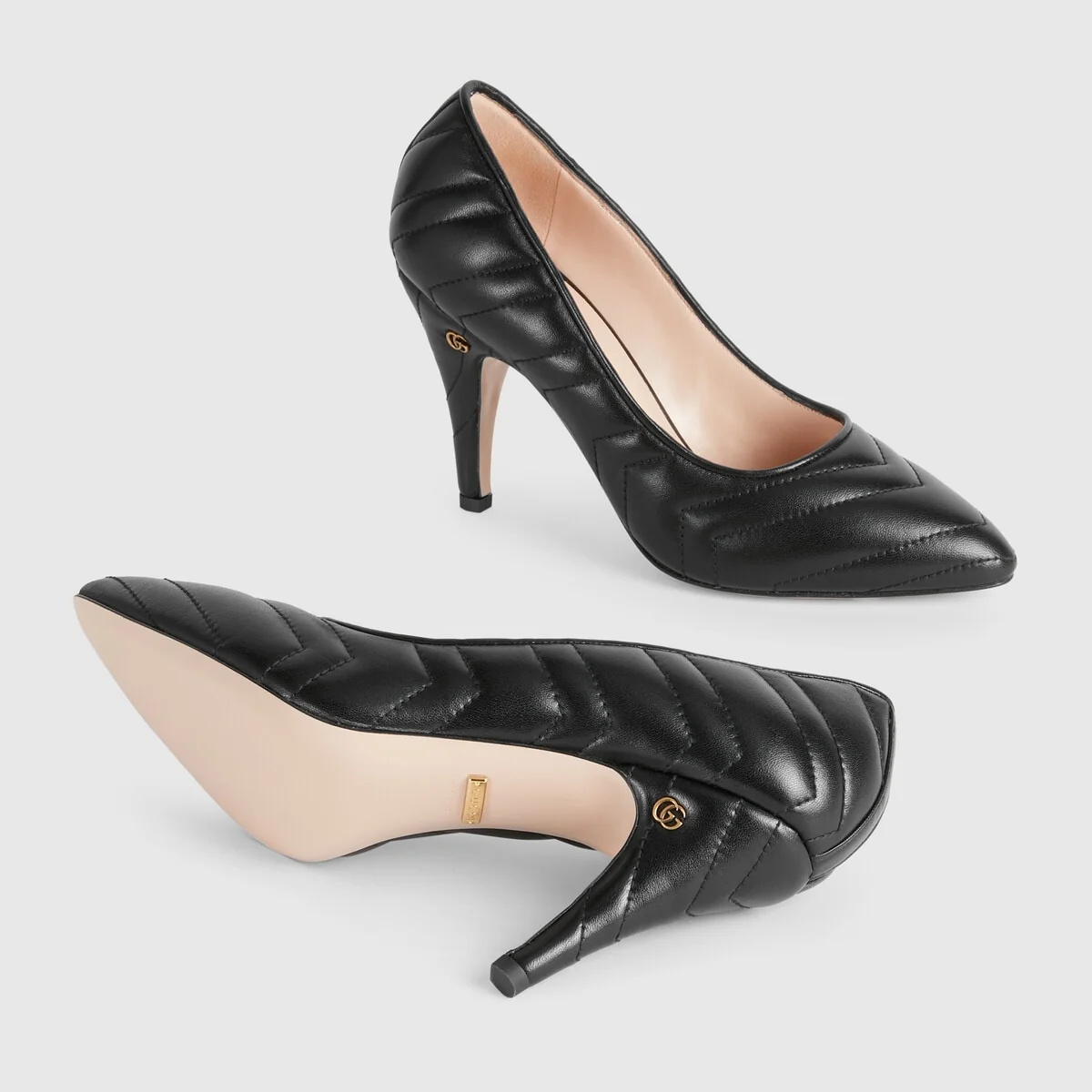 Womens matelasse pump view 6