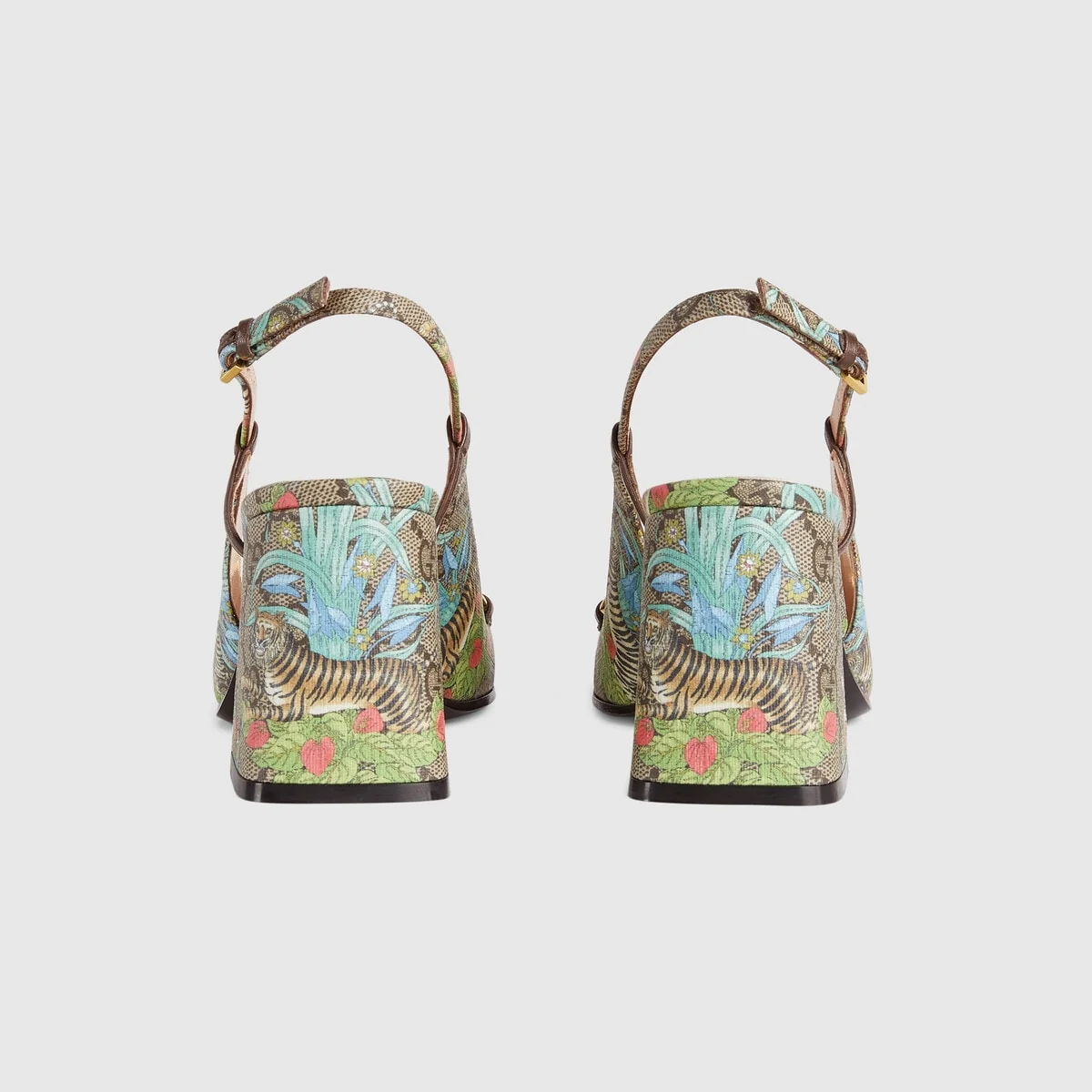 Gucci Tiger Women’s mid-heel slingback view 5