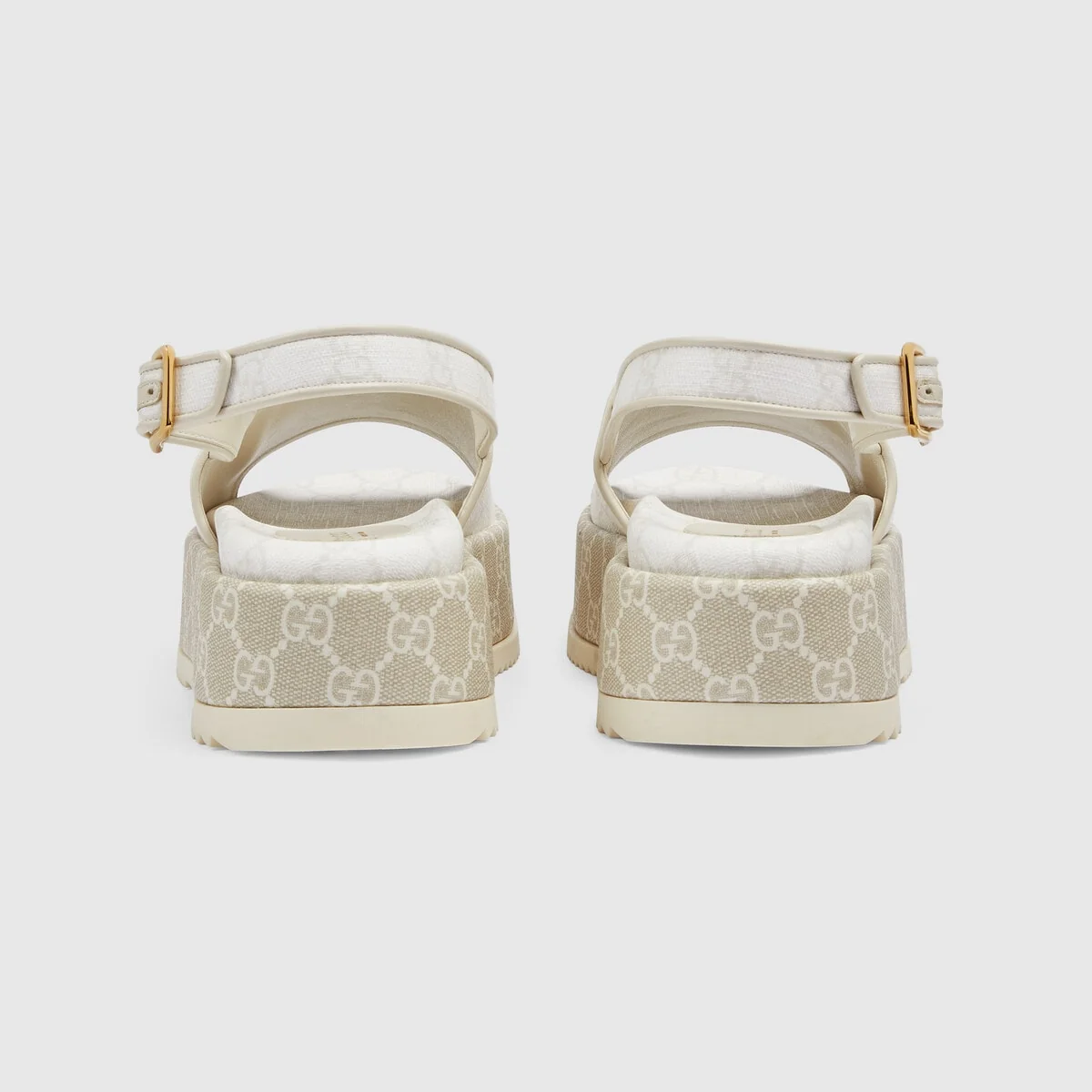 Women’s platform GG sandal view 3