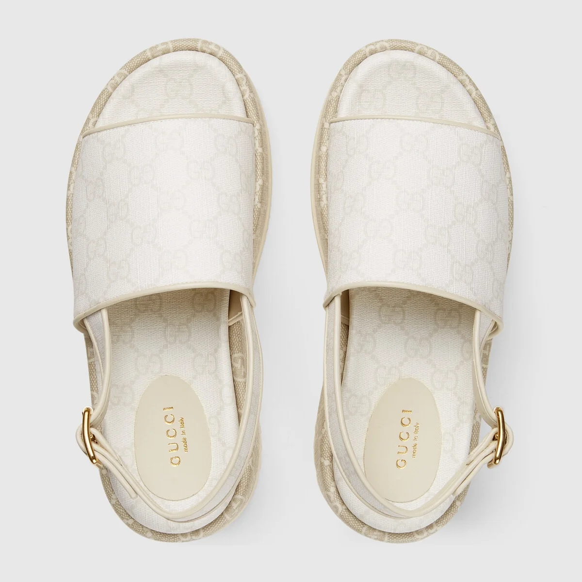 Women’s platform GG sandal view 4