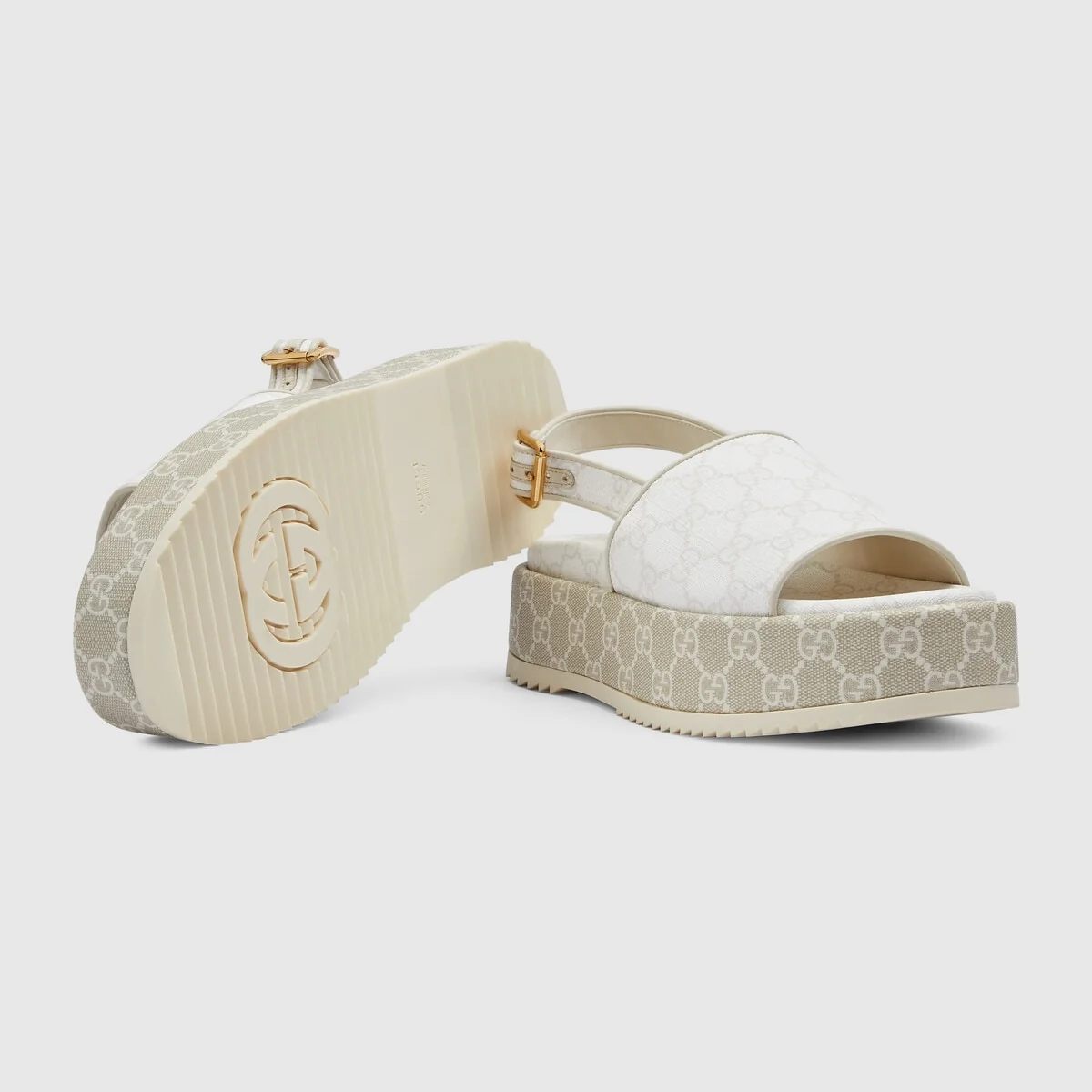 Women’s platform GG sandal view 5