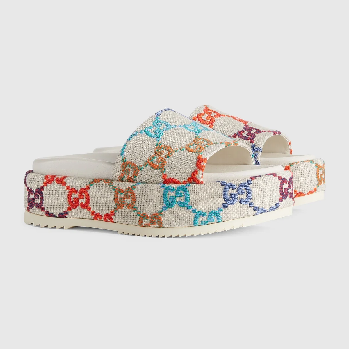 Women’s platform slide sandal view 3