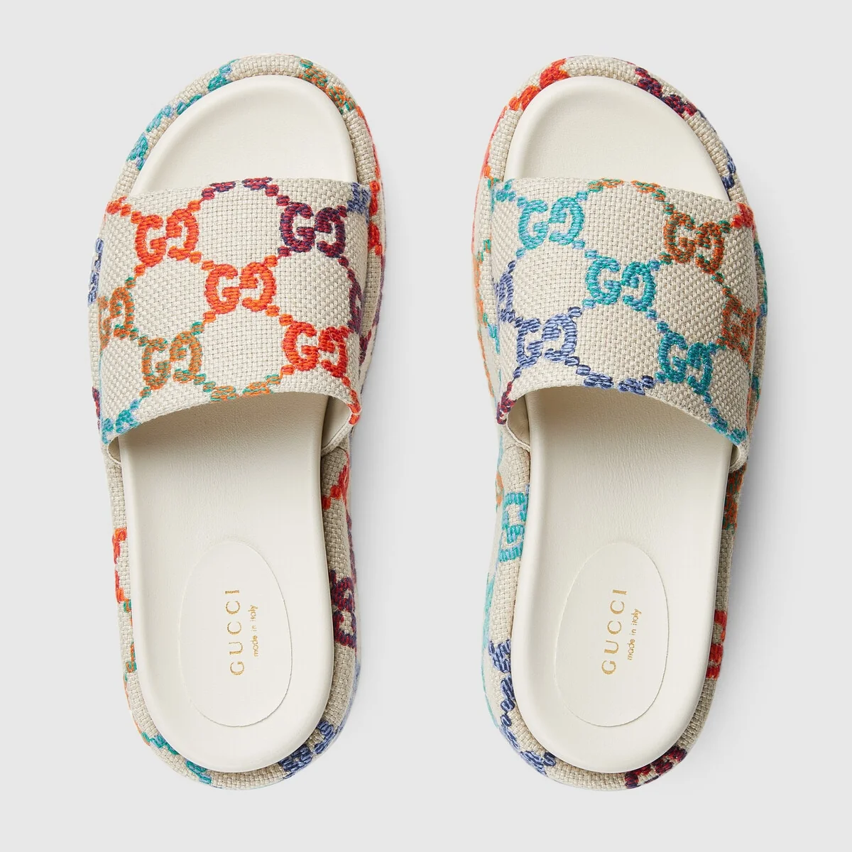 Women’s platform slide sandal view 4