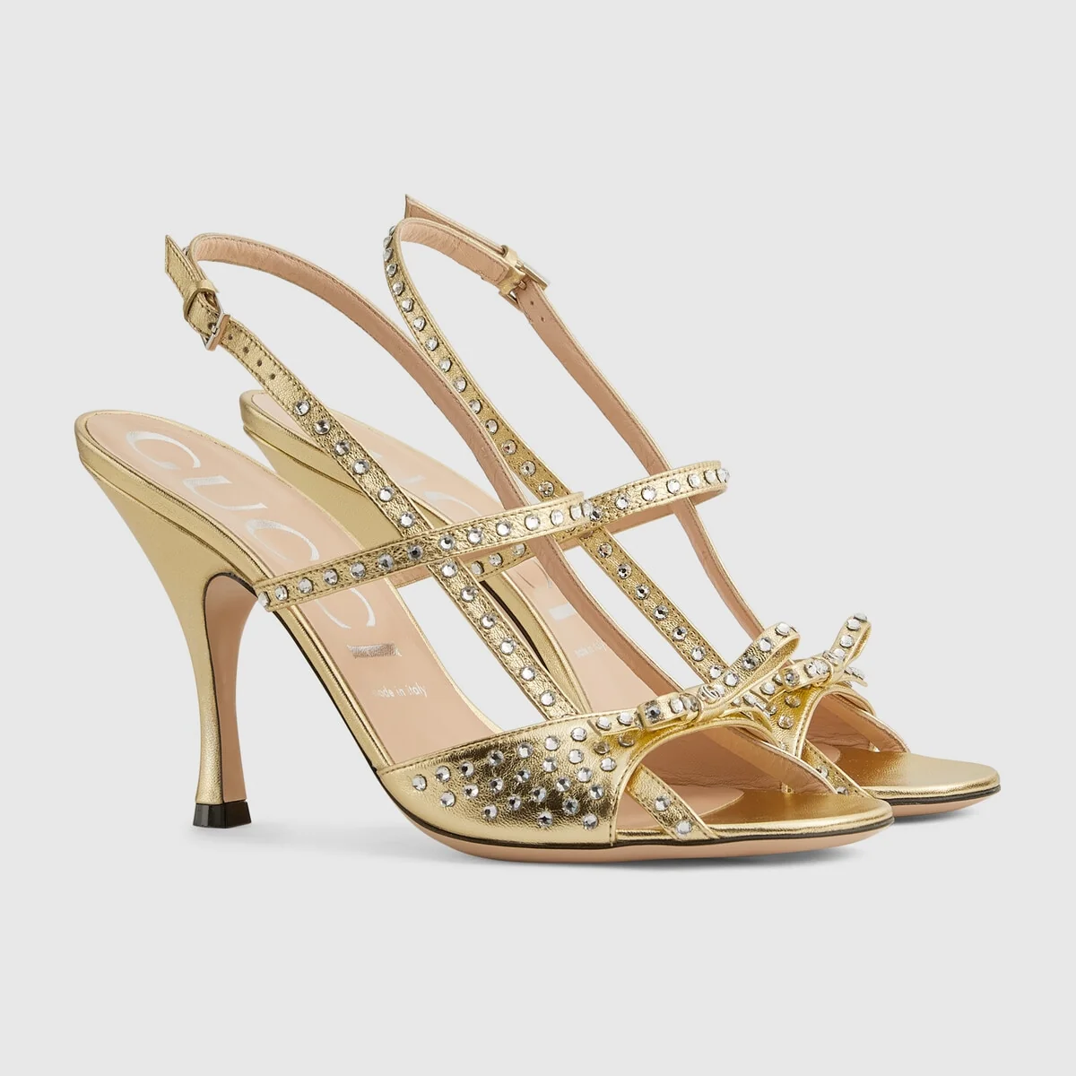 Women’s sandal with crystals view 3