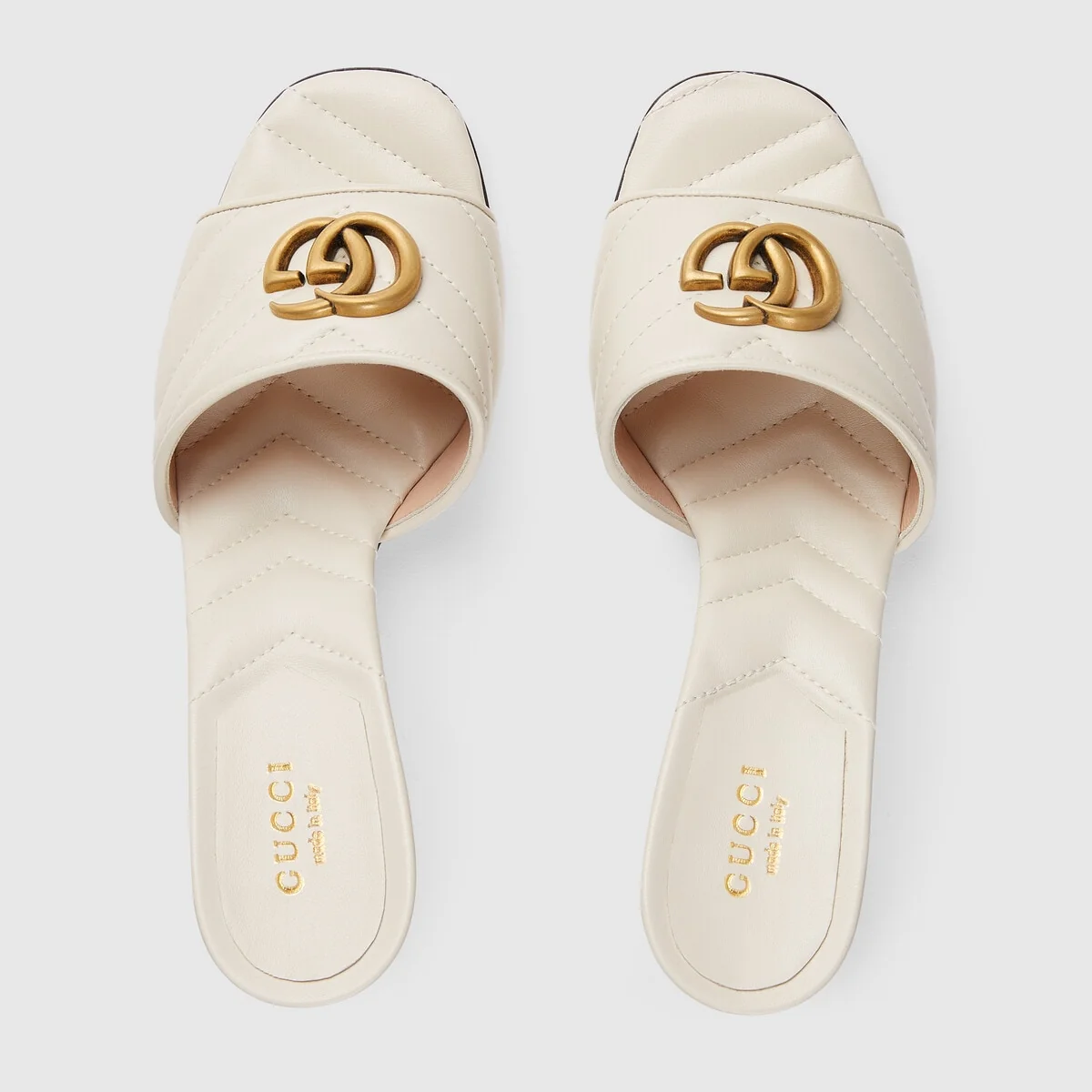 Women’s Double G slide sandal view 4