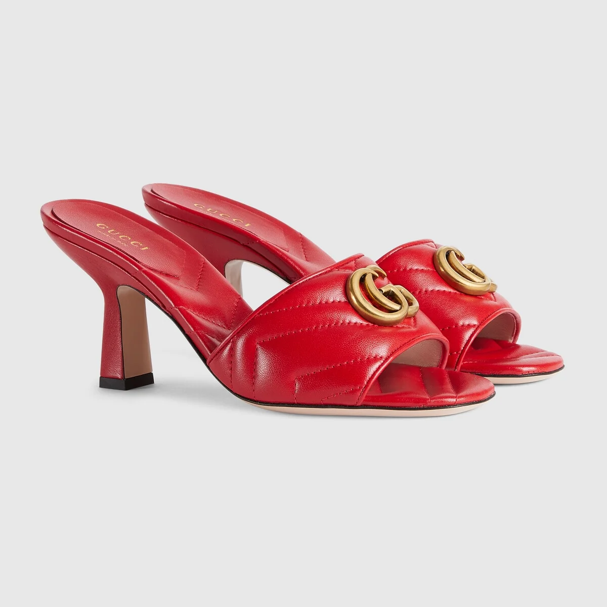 Women’s Double G slide sandal view 3