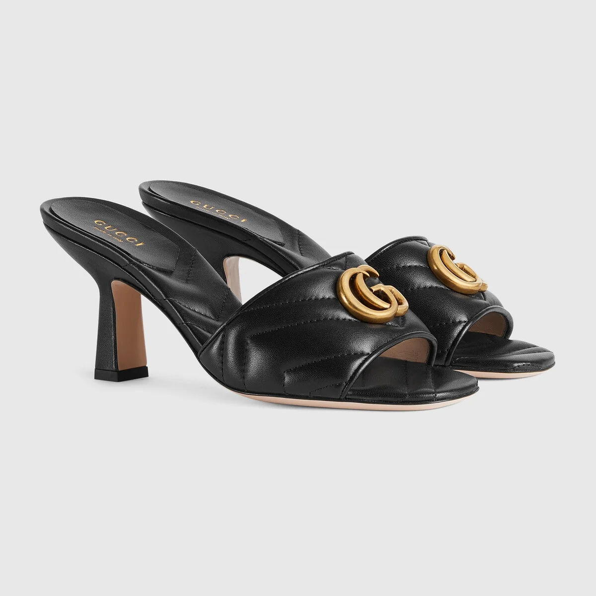 Women’s Double G slide sandal view 3