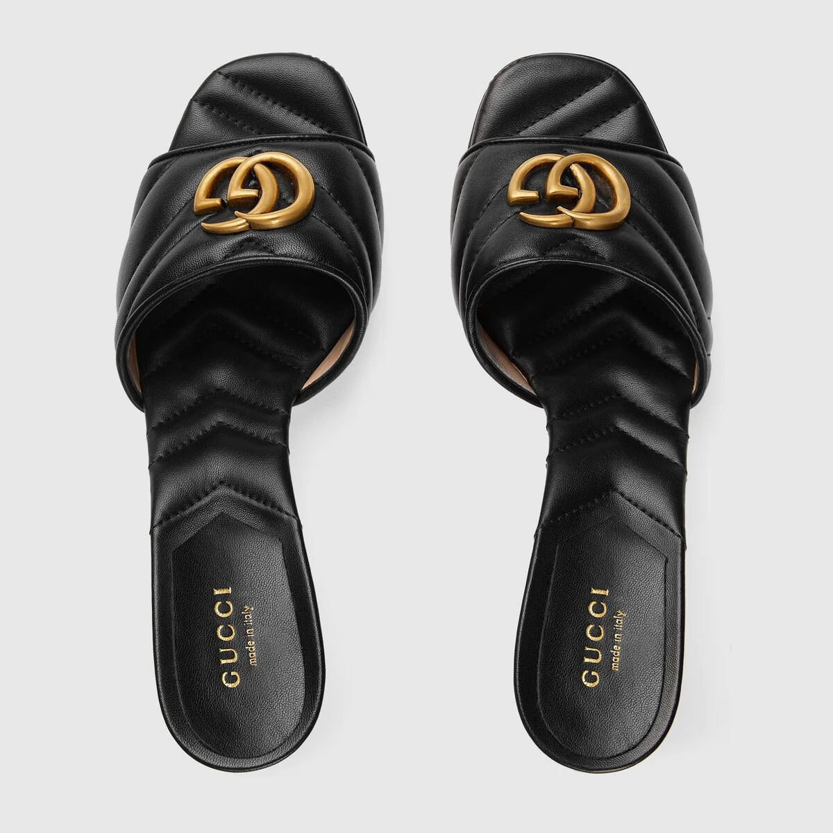 Women’s Double G slide sandal view 4