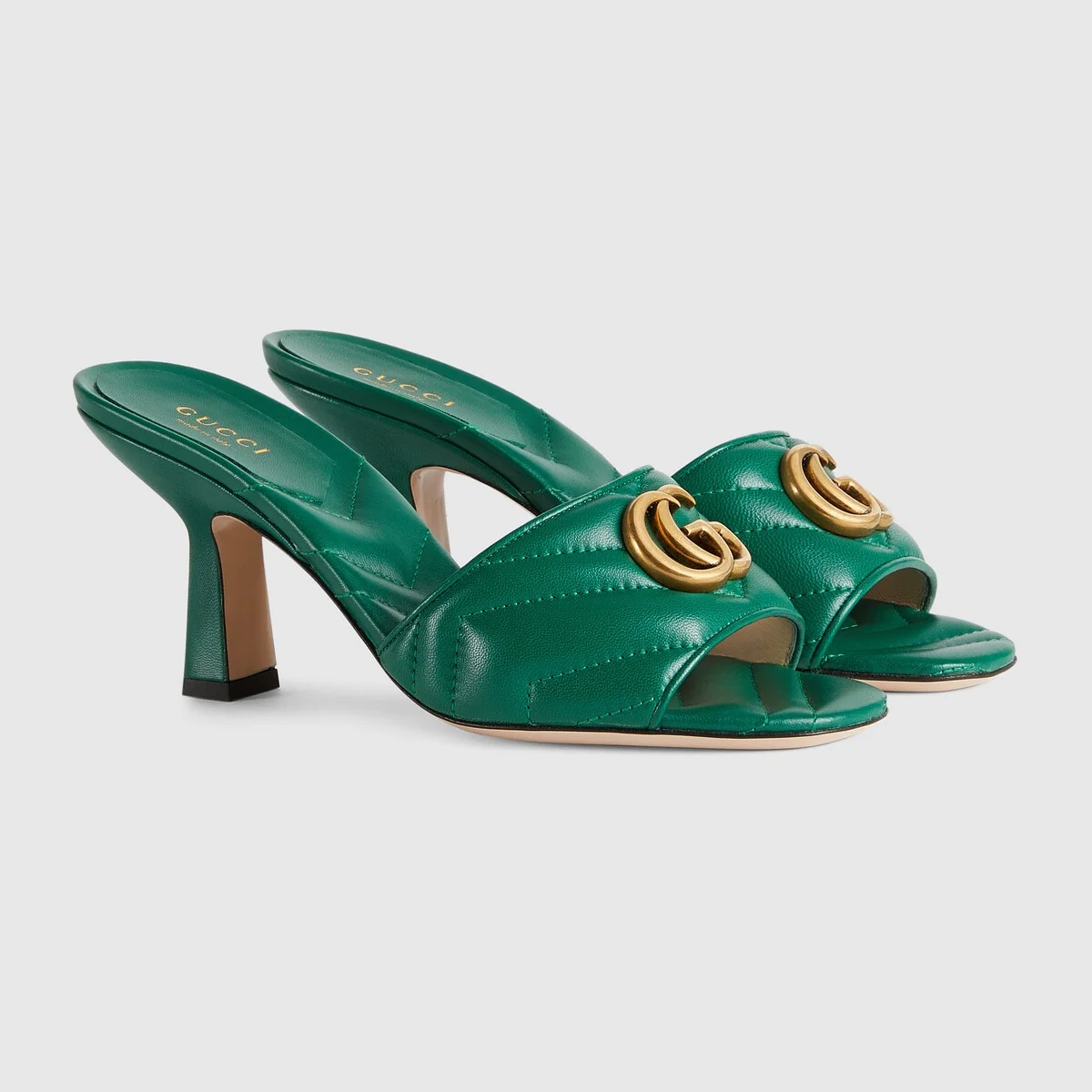 Women’s Double G slide sandal view 3