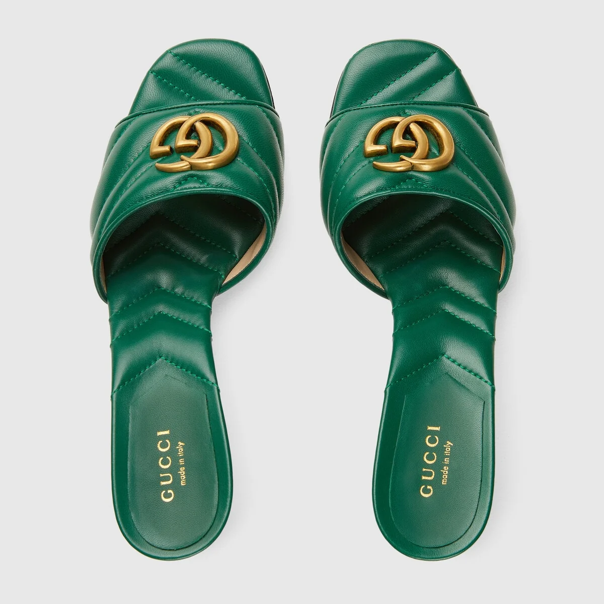 Women’s Double G slide sandal view 4