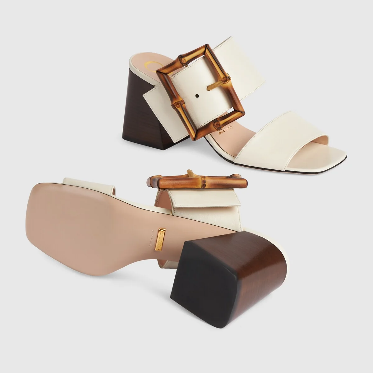 Women’s sandal with bamboo buckle view 6