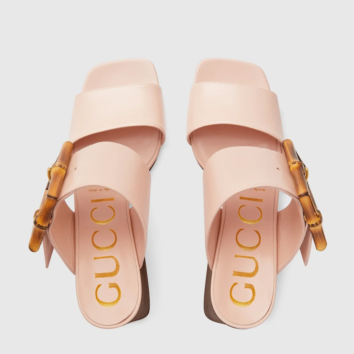Women’s sandal with bamboo buckle view 4