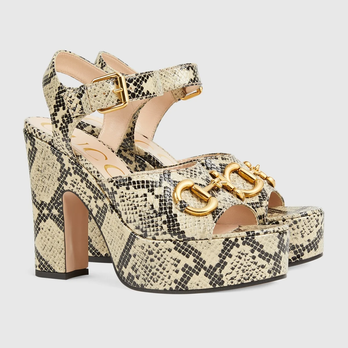 Women’s platform sandal with Horsebit view 3