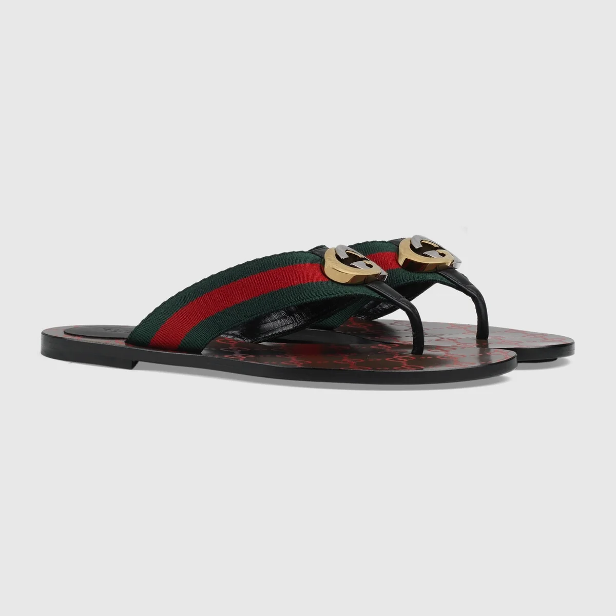 GG thong Web sandal view 3